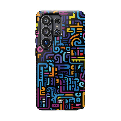 NEON GLYPHS | Tough Phone Case