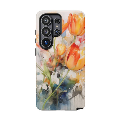 WATERCOLOR TULIPS | Tough Phone Case
