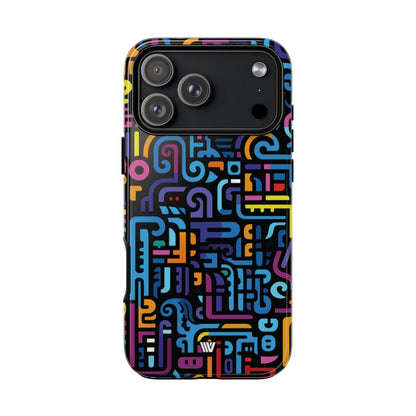 NEON GLYPHS | Tough Phone Case