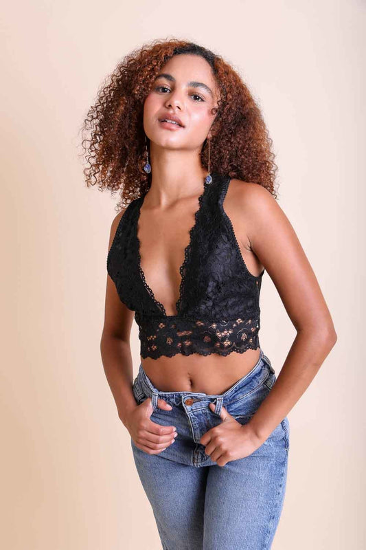 Plunge Racerback Bralette-Soul Flow Apparel