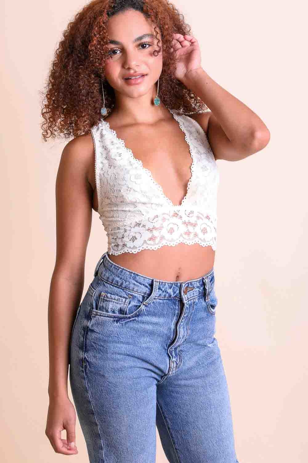 Plunge Racerback Bralette-Soul Flow Apparel