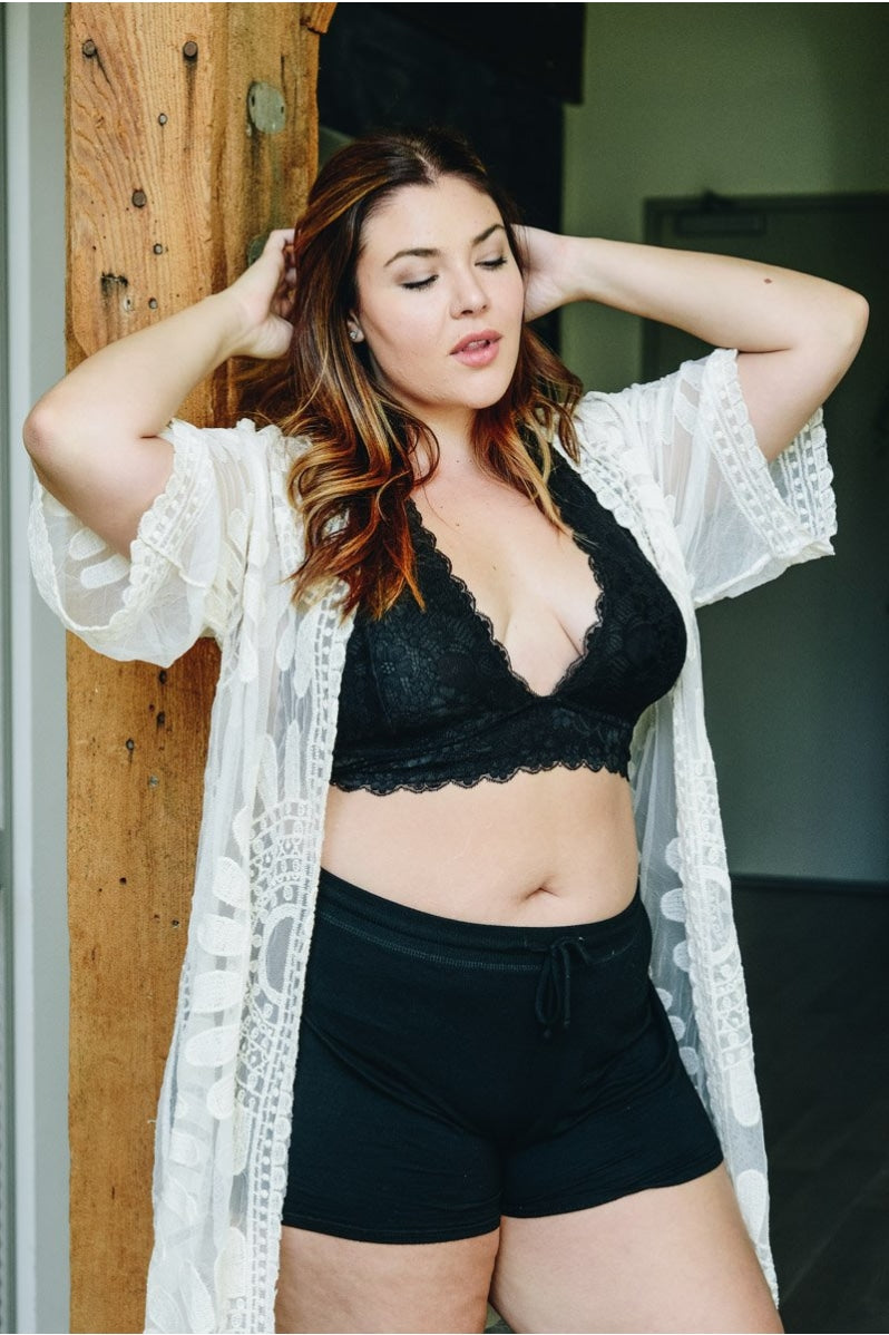 Plus Halter Top Bralette-Soul Flow Apparel