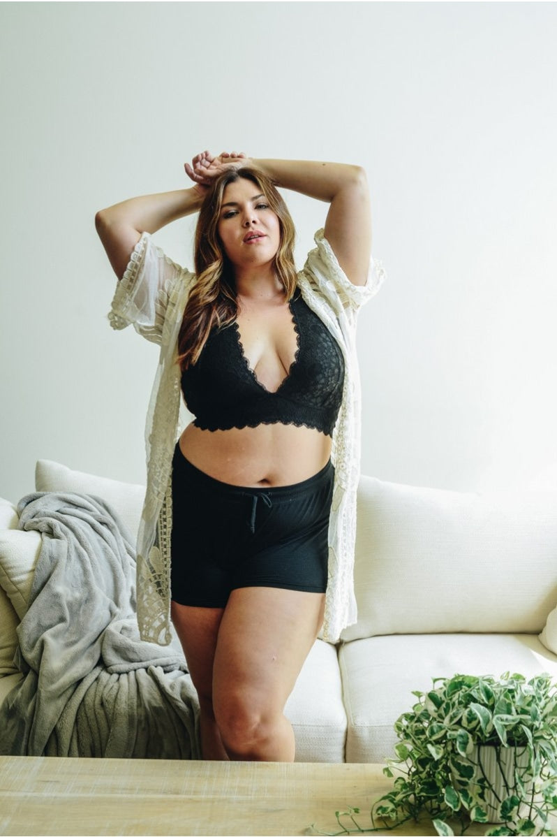 Plus Halter Top Bralette-Soul Flow Apparel