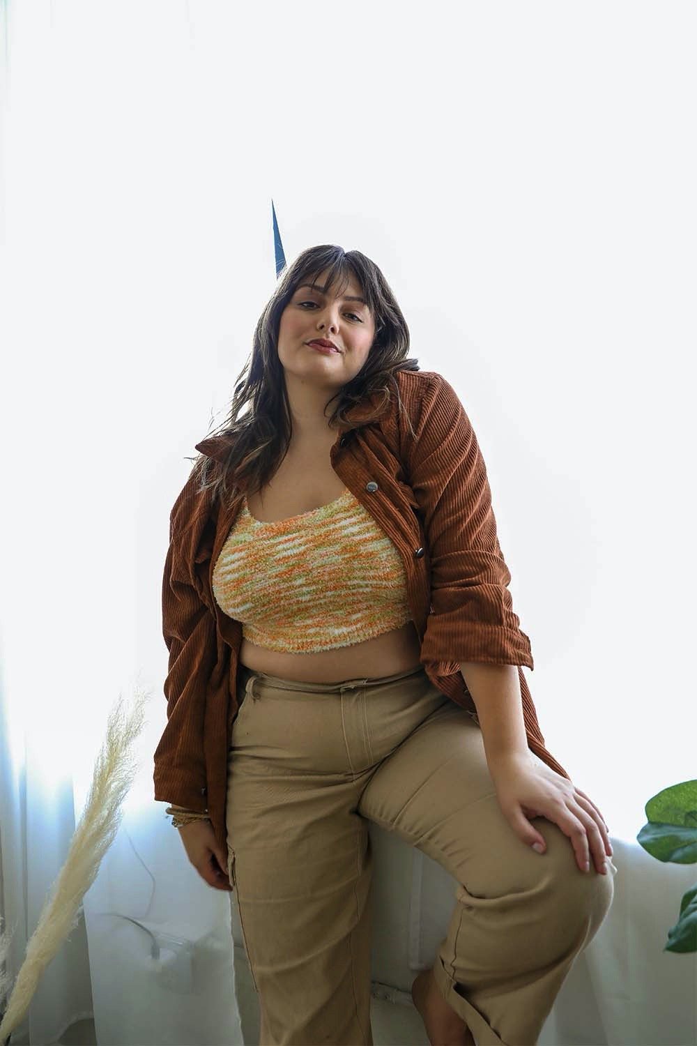 Cozy Boucle Lounge Brami Plus-Soul Flow Apparel