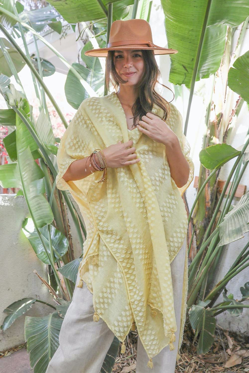 Sunshine Pom Kimono-Soul Flow Apparel