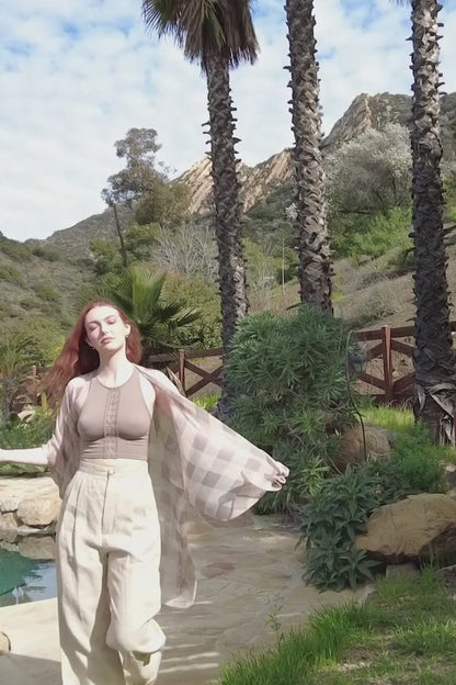 Classic Buffalo Check Kimono