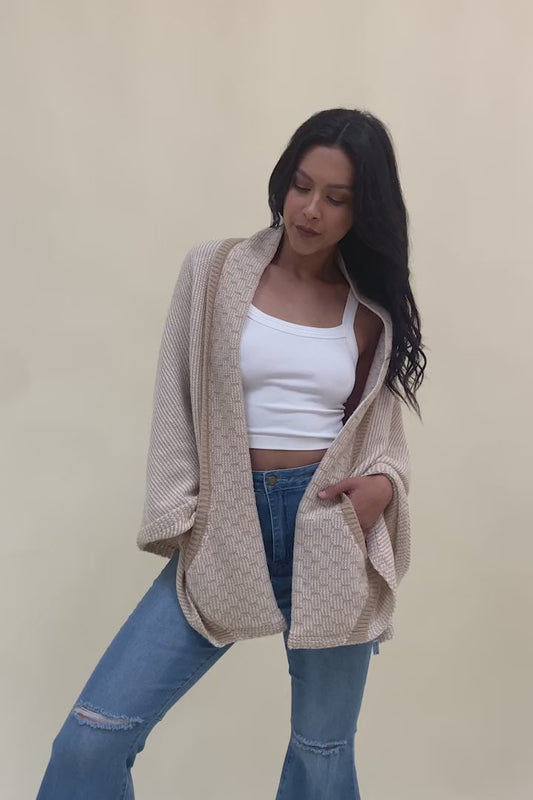 Over The Shoulder Knitted Shawl