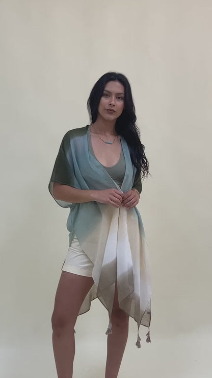 Summer Multi Gradient Kimono