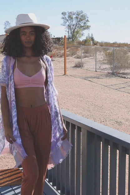 Colorful Splatter Kimono