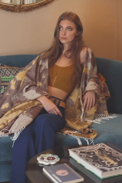 Marble Mirage Ruana Wrap