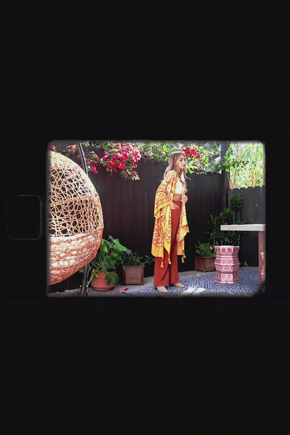 Moroccan Inspired Tapestry Kimono