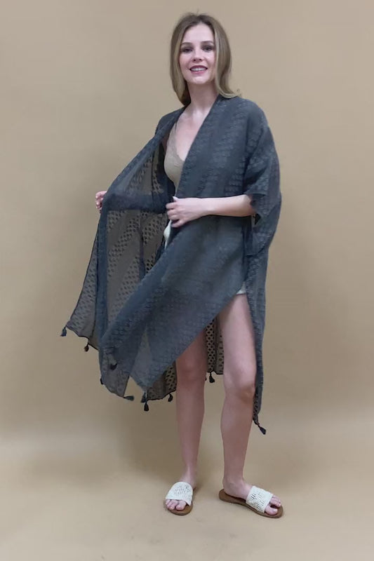 Sunshine Pom Kimono