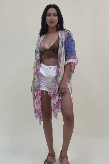 Bohemian Burnout Velvet Kimono