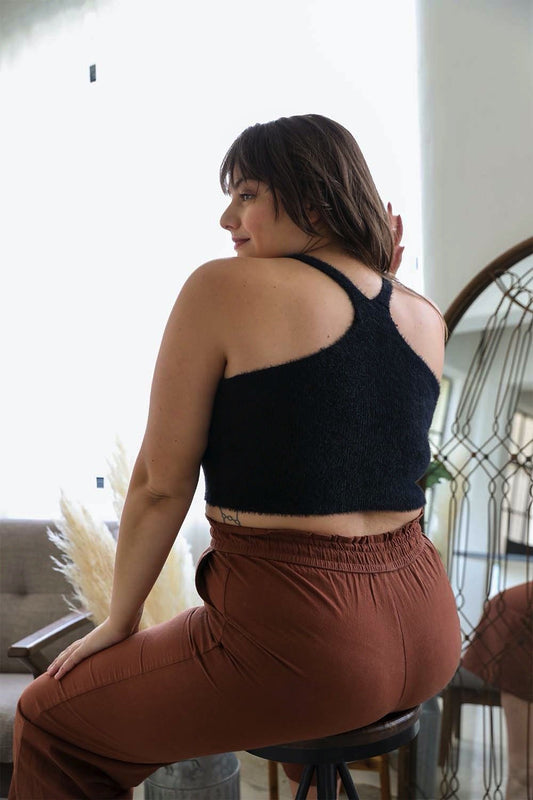 Racerback  Lounge Brami Plus-Soul Flow Apparel