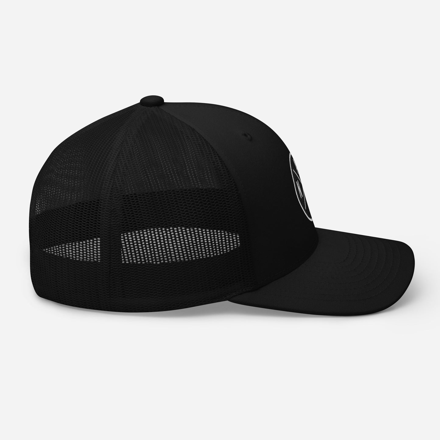 Circled NASH Embroidered Trucker Cap-Soul Flow Apparel