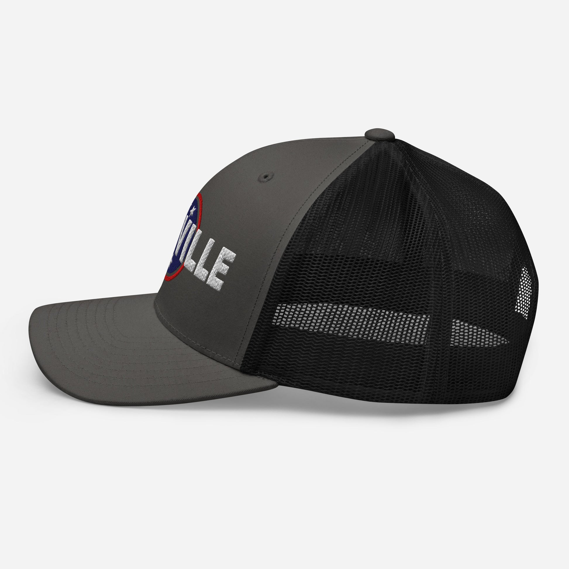 Nashville Embroidered Trucker Cap, Tri Star-Soul Flow Apparel
