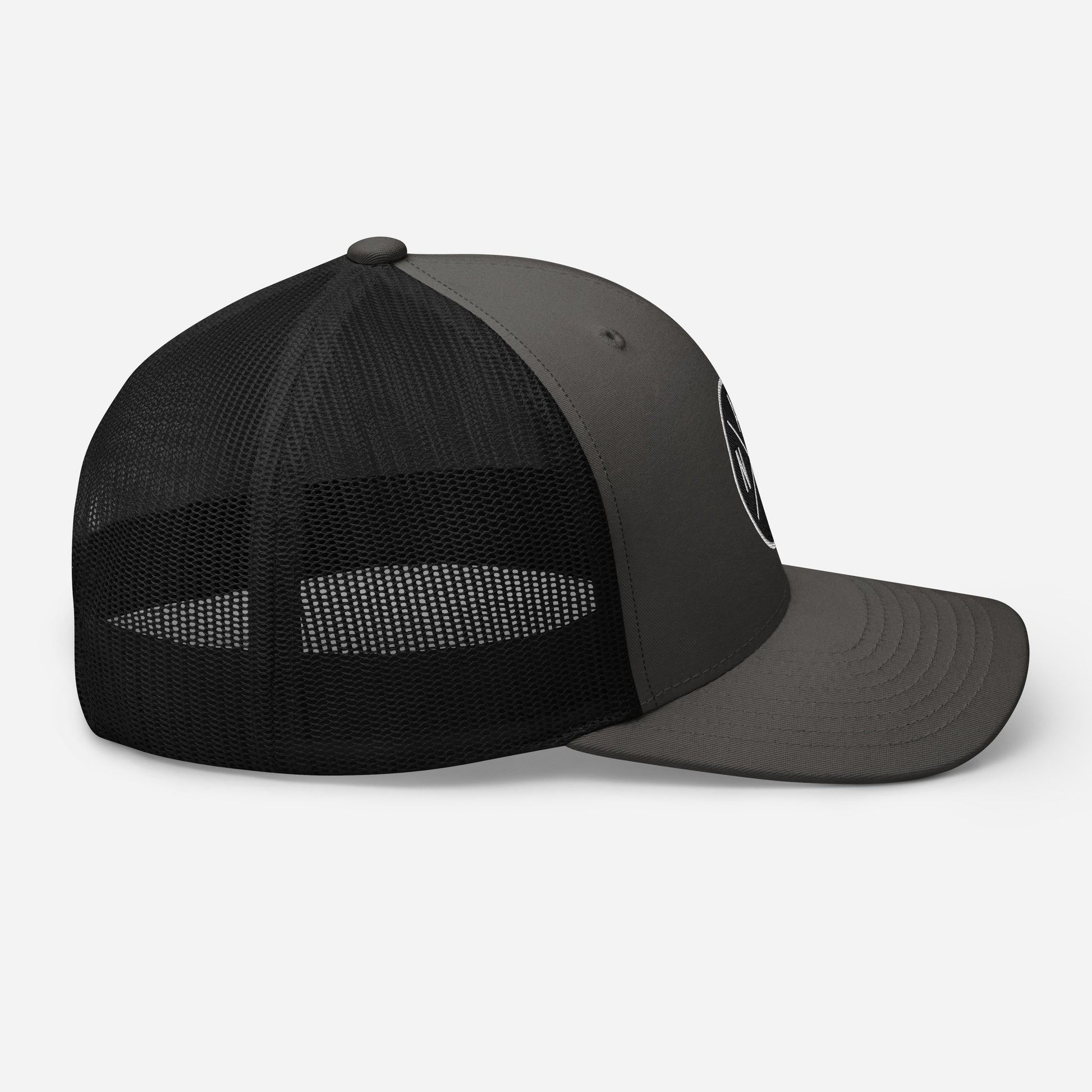Circled NASH Embroidered Trucker Cap-Soul Flow Apparel