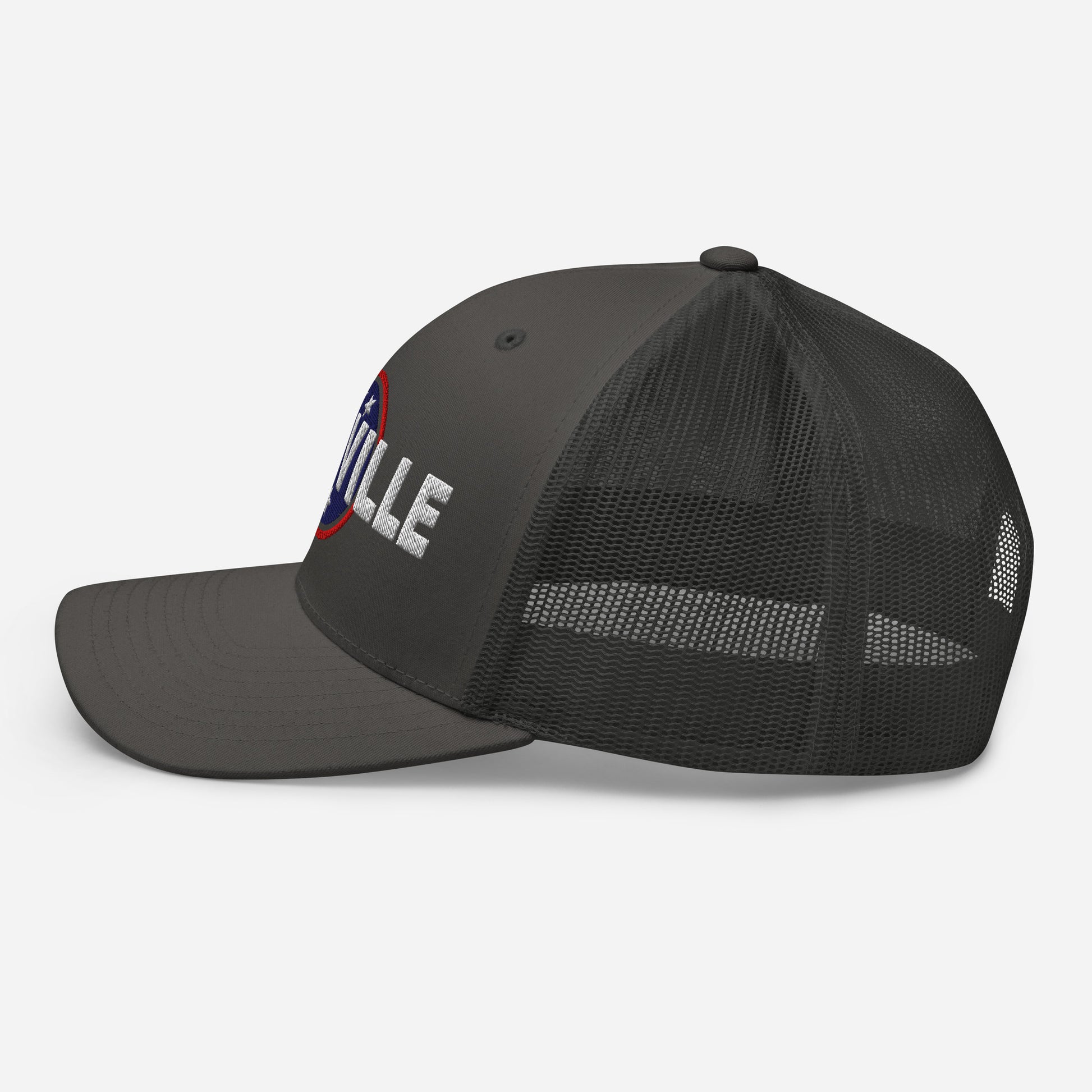 Nashville Embroidered Trucker Cap, Tri Star-Soul Flow Apparel
