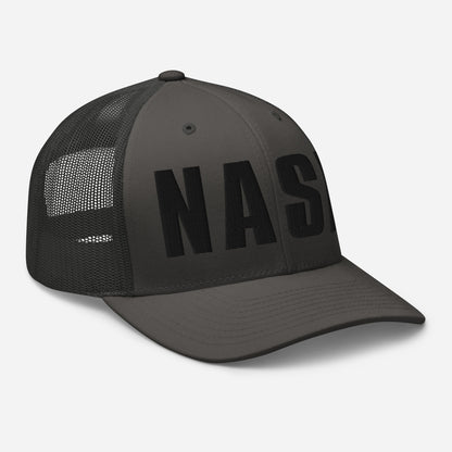 NASH 3d Puff Embroidered Trucker Cap-Soul Flow Apparel