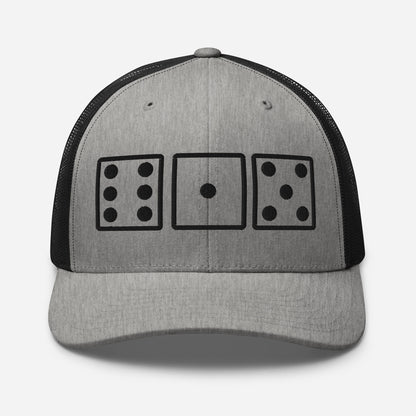 Nash 615 Dice Embroidered Trucker Hat-Soul Flow Apparel