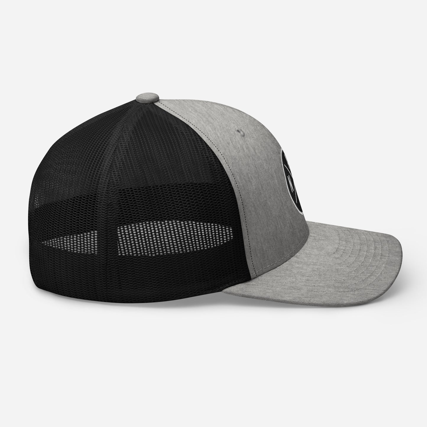 Circled NASH Embroidered Trucker Cap-Soul Flow Apparel