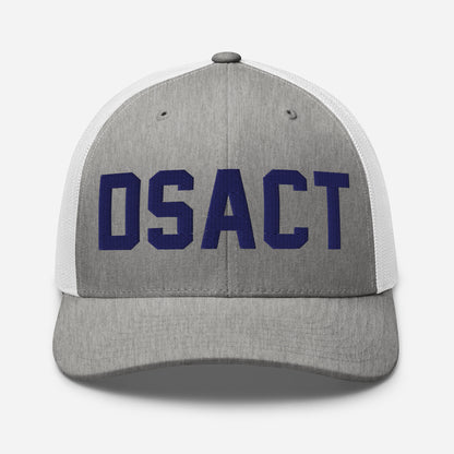 3d Puff Embroidered DSACT Trucker Cap-Soul Flow Apparel