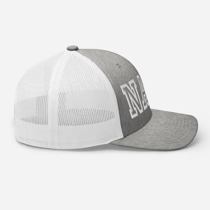 NASH Embroidered Trucker Cap, Hollow Font-Soul Flow Apparel