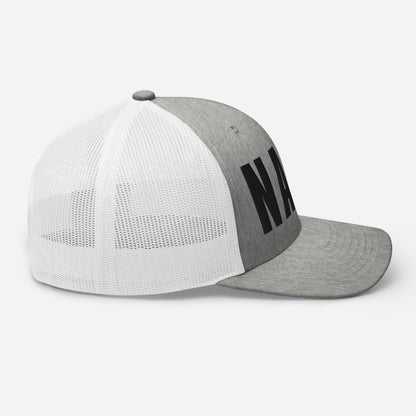 NASH 3d Puff Embroidered Trucker Cap-Soul Flow Apparel