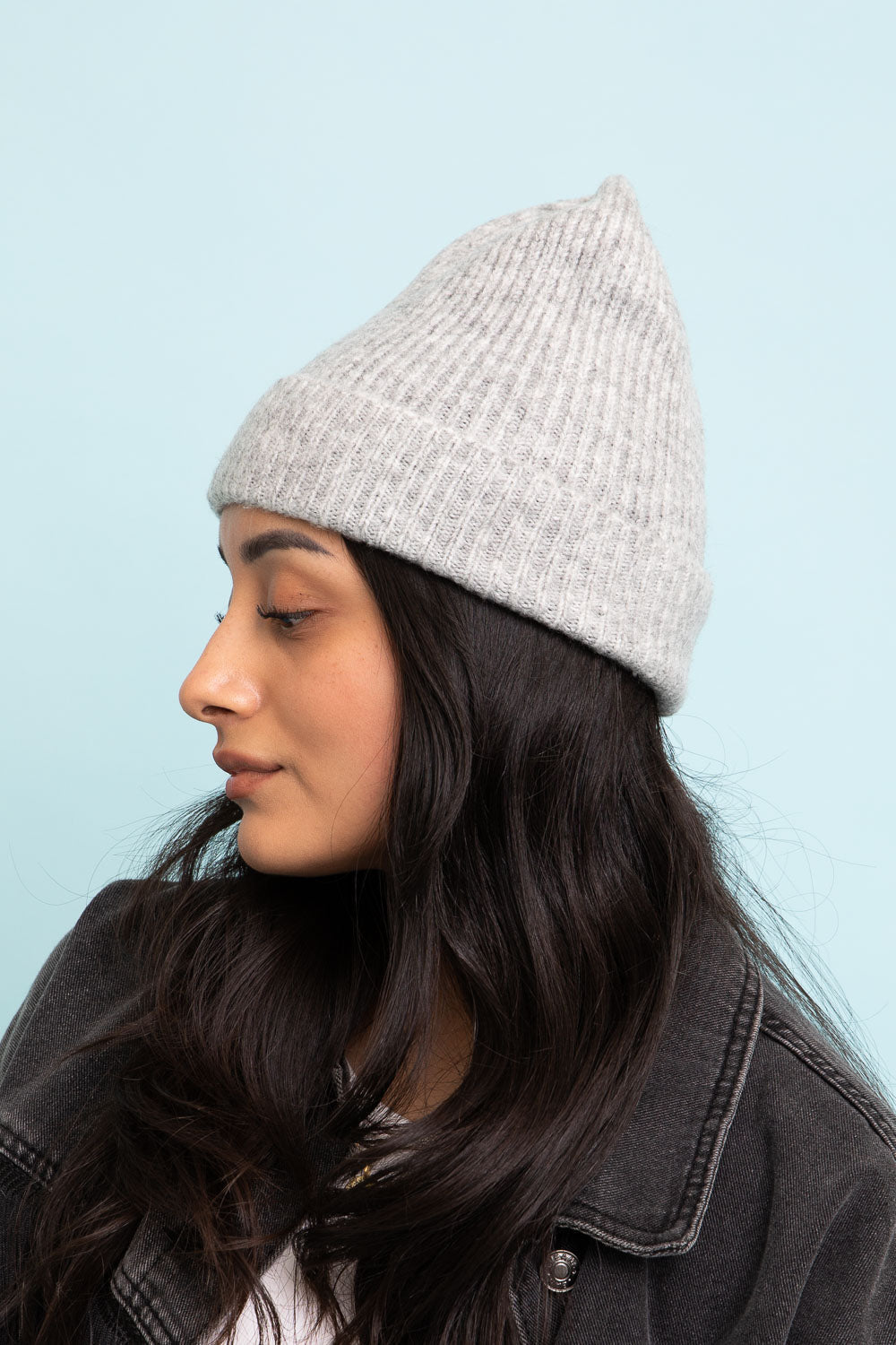 Rib Knit Cuffed Beanie-Soul Flow Apparel