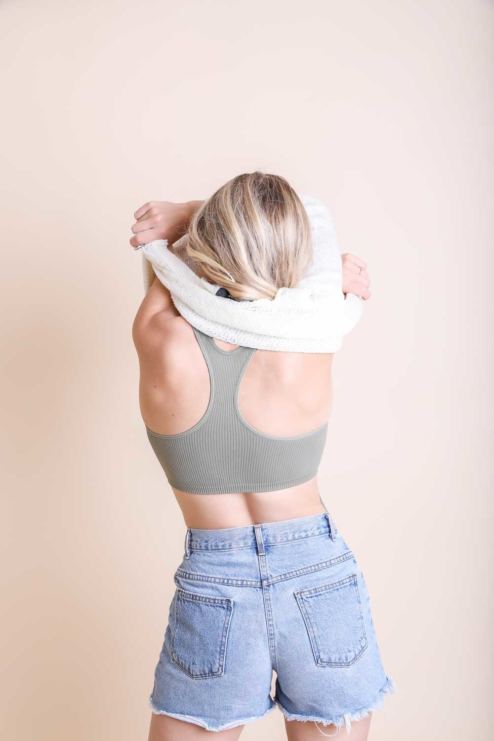 Ribbed Racerback Bralette-Soul Flow Apparel