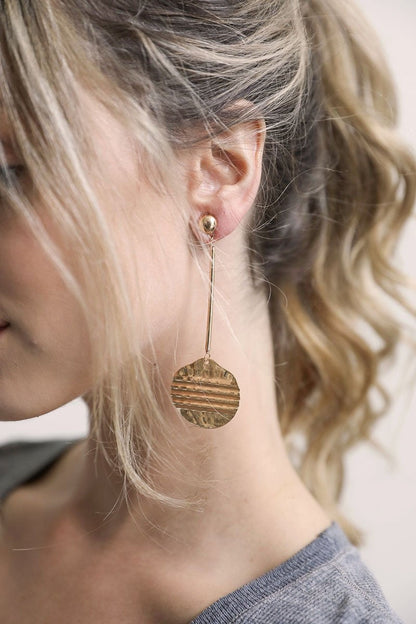 Roman Coin Earrings-Soul Flow Apparel