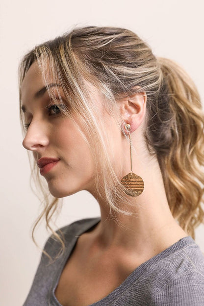 Roman Coin Earrings-Soul Flow Apparel
