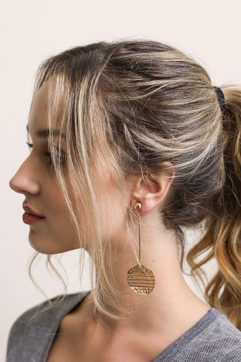 Roman Coin Earrings-Soul Flow Apparel