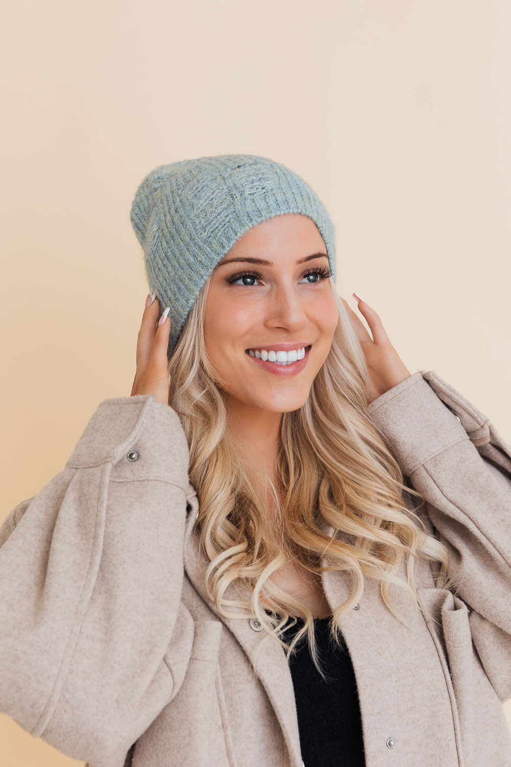 Rugged Edge Distressed Knit Beanie-Soul Flow Apparel