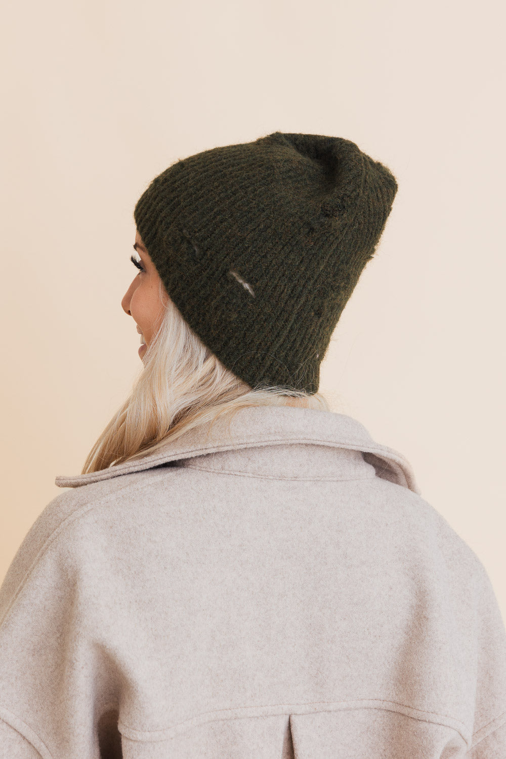 Rugged Edge Distressed Knit Beanie-Soul Flow Apparel
