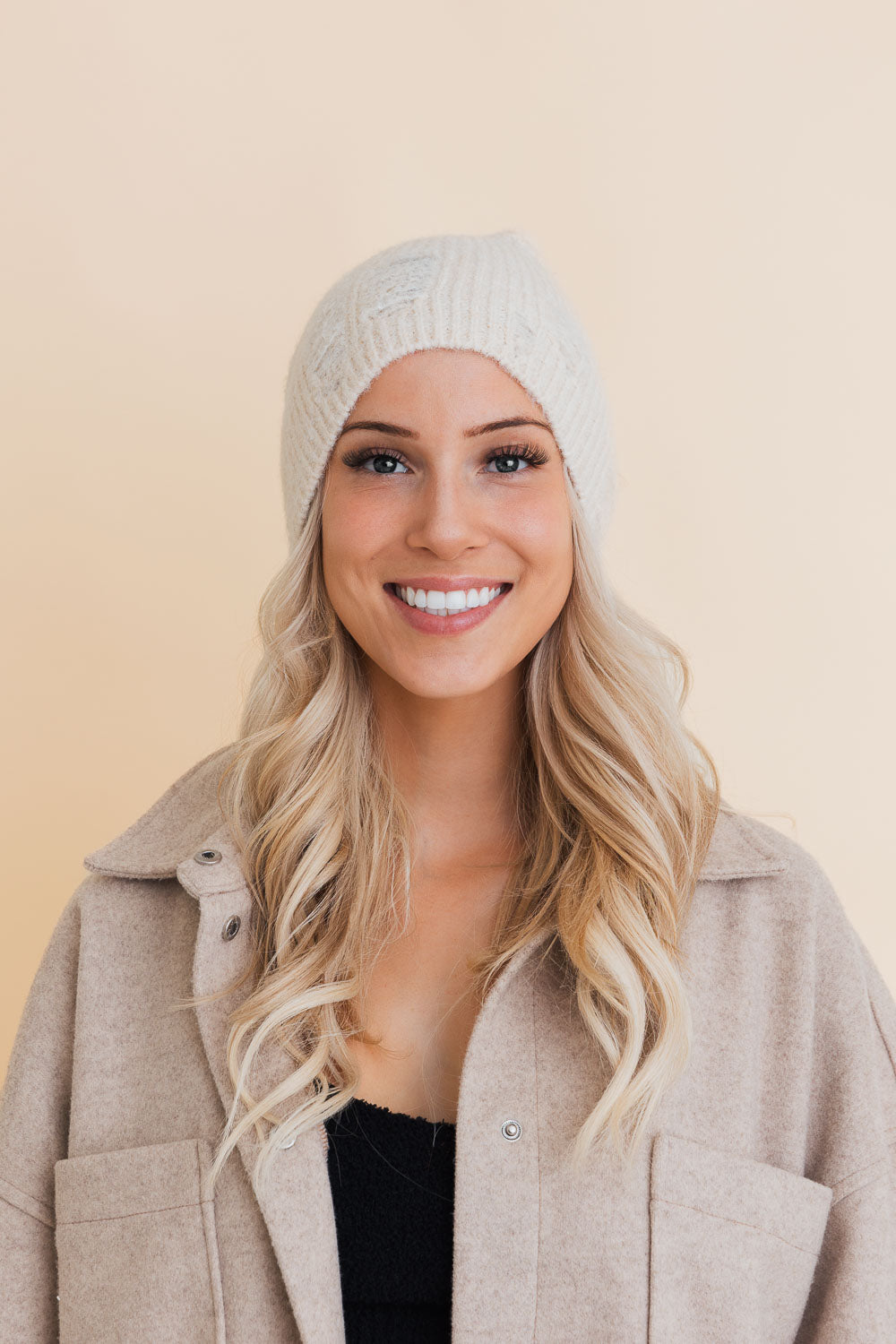 Rugged Edge Distressed Knit Beanie-Soul Flow Apparel