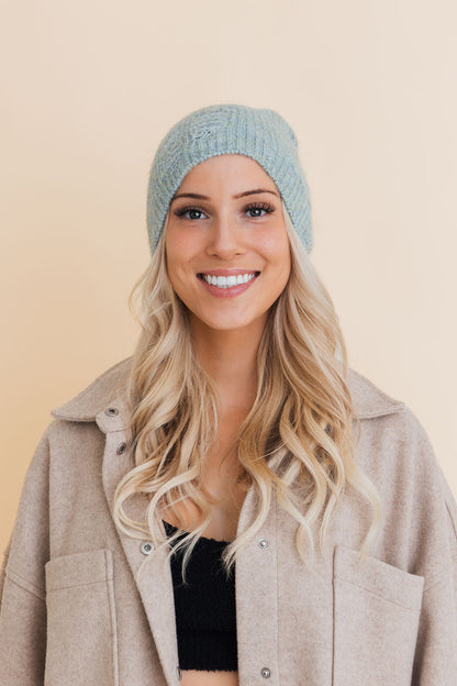 Rugged Edge Distressed Knit Beanie-Soul Flow Apparel