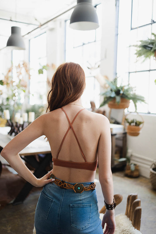 High Neck Crochet Lace Bralette – Stylish Layering Essential-Soul Flow Apparel