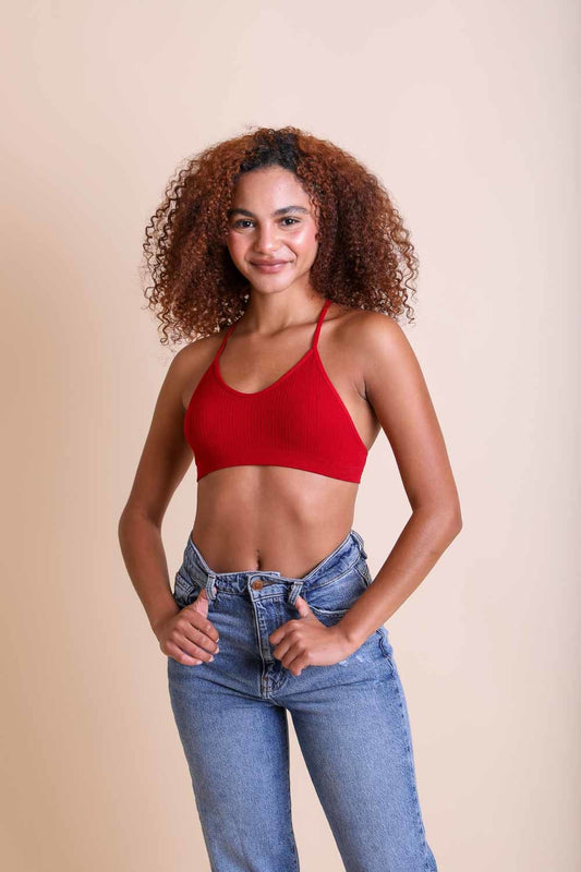 Tattoo Back Bralette – Seamless Design with Mesh Detail-Soul Flow Apparel