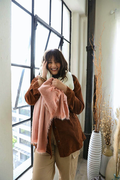 Silky Wool Ombre Scarf-Soul Flow Apparel