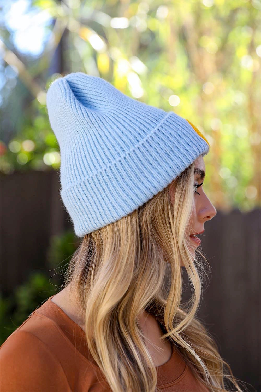 Smiley Face Ribbed Beanie ????-Soul Flow Apparel