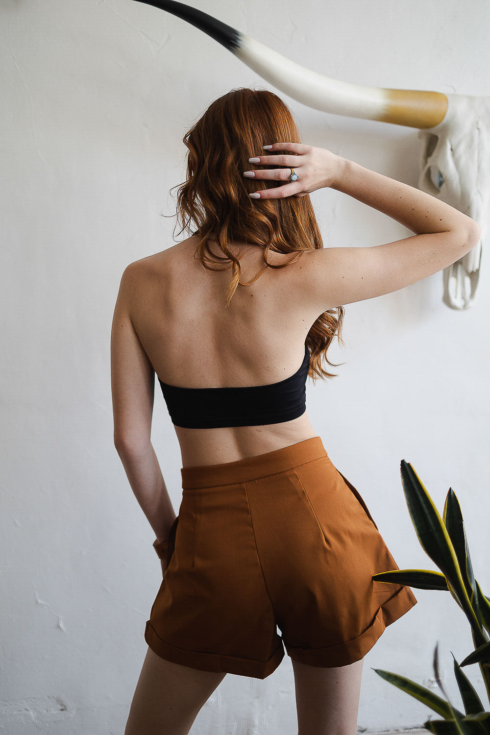Solid Halter Bralette-Soul Flow Apparel