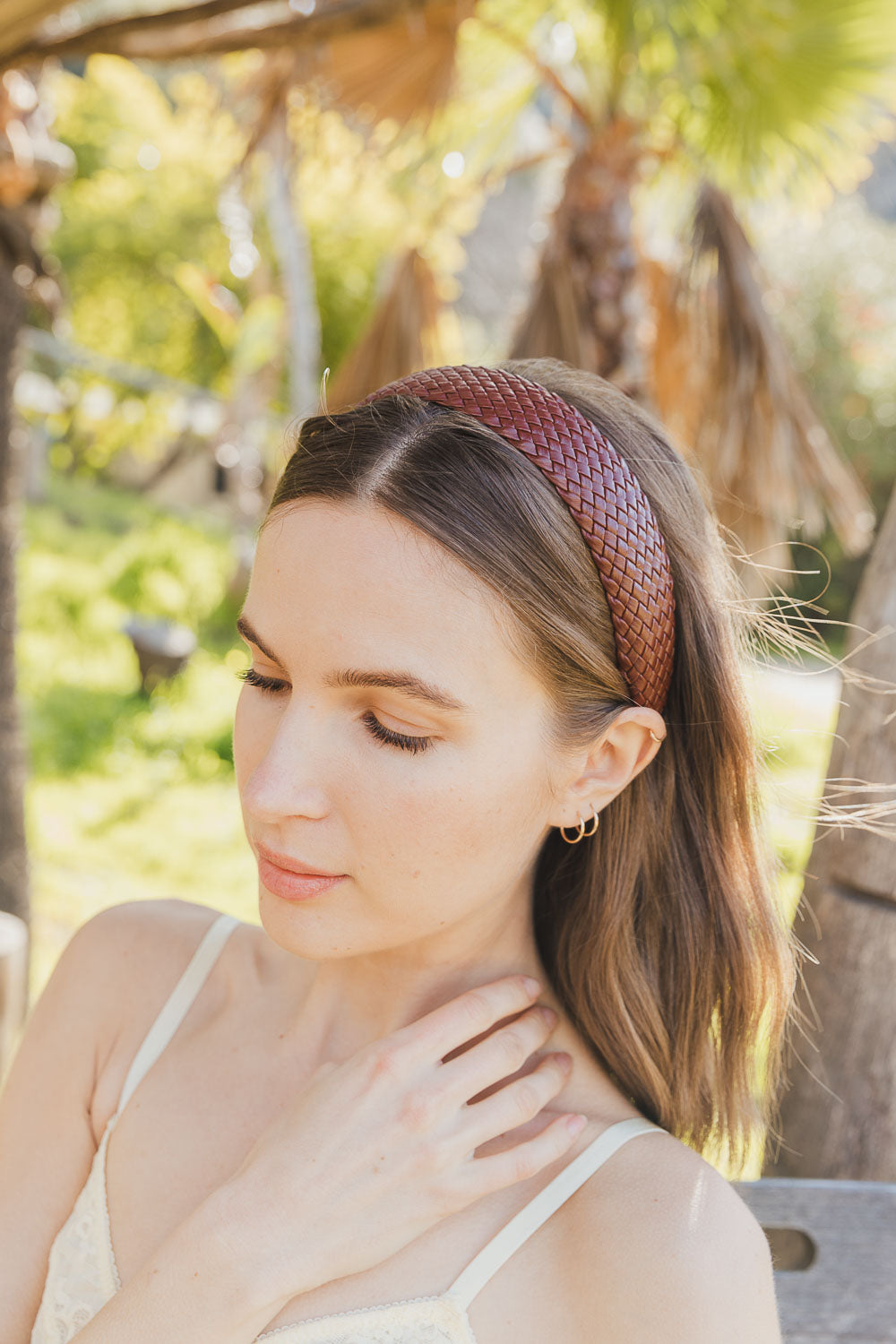 Solid Shade Woven Headband-Soul Flow Apparel