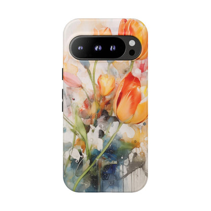 WATERCOLOR TULIPS | Tough Phone Case