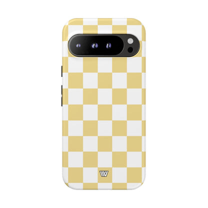 BANANA YELLOW CHECKERBOARD | Tough Phone Case