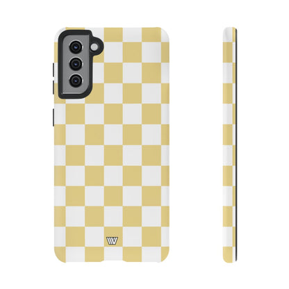 BANANA YELLOW CHECKERBOARD | Tough Phone Case