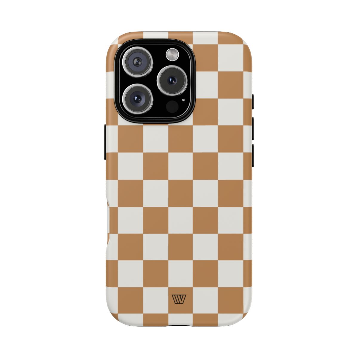 CHESTNUT CHECKERBOARD | Tough Phone Case