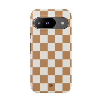 CHESTNUT CHECKERBOARD | Tough Phone Case