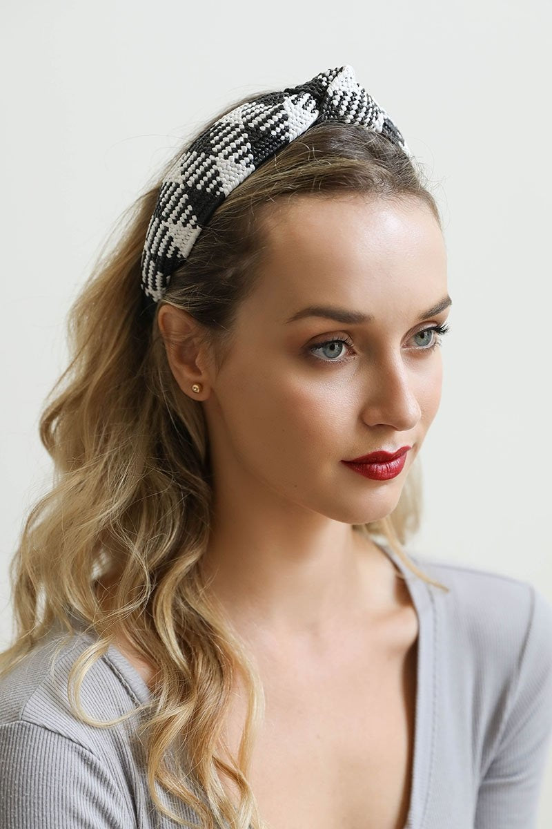 Straw Rattan Knotted Headband-Soul Flow Apparel