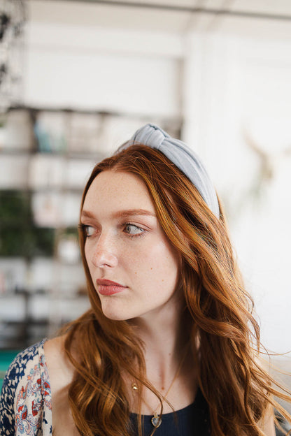 Wide Striped Topknot Headband – Chic and Comfortable-Soul Flow Apparel